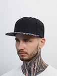 Бейсболка FLEXFIT арт. 6089BD (черный / белый)